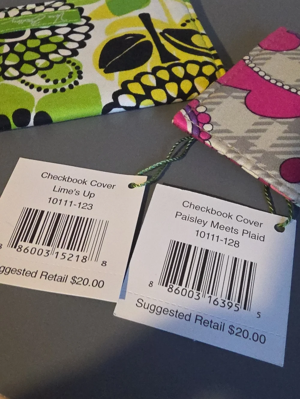 VERA BRADLEY NWT Checkbook Covers Bundle Of 2